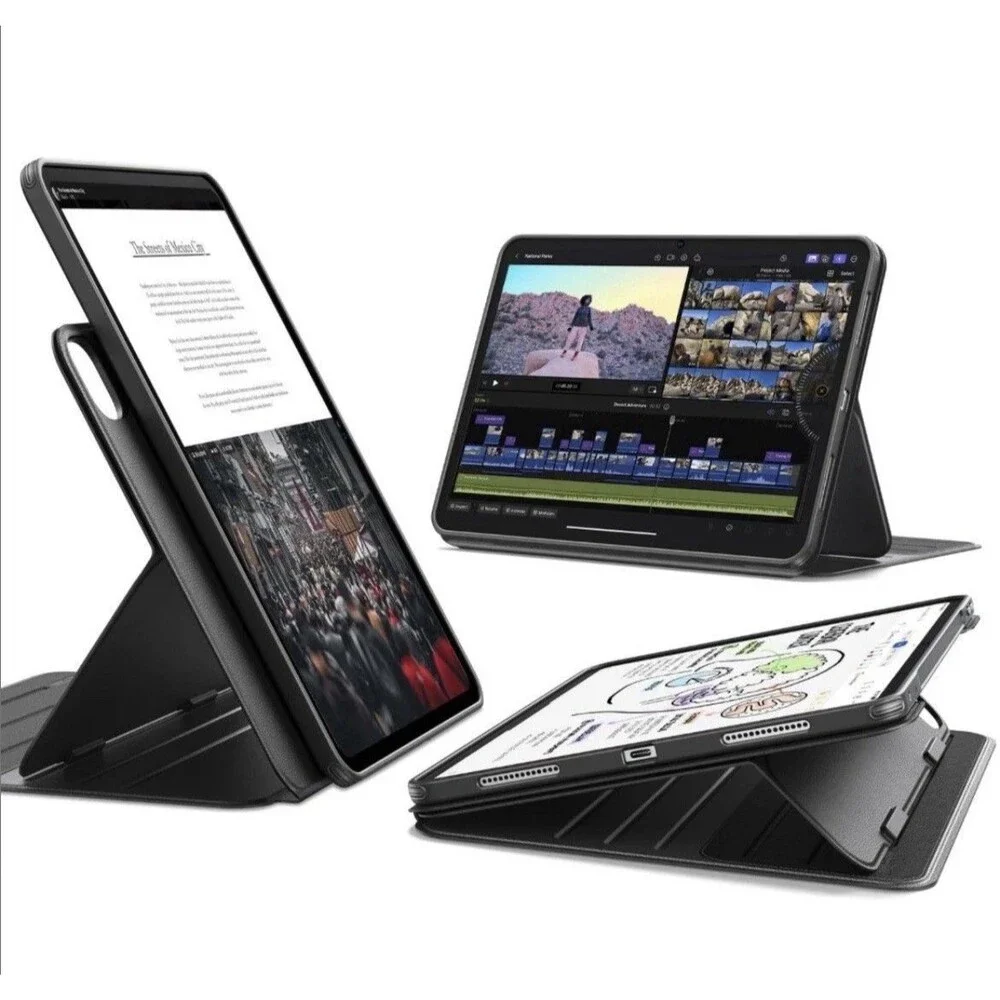 ESR iPad Pro 13 Inch Case 2024, Removable Magnetic Cover Shift Series, Black